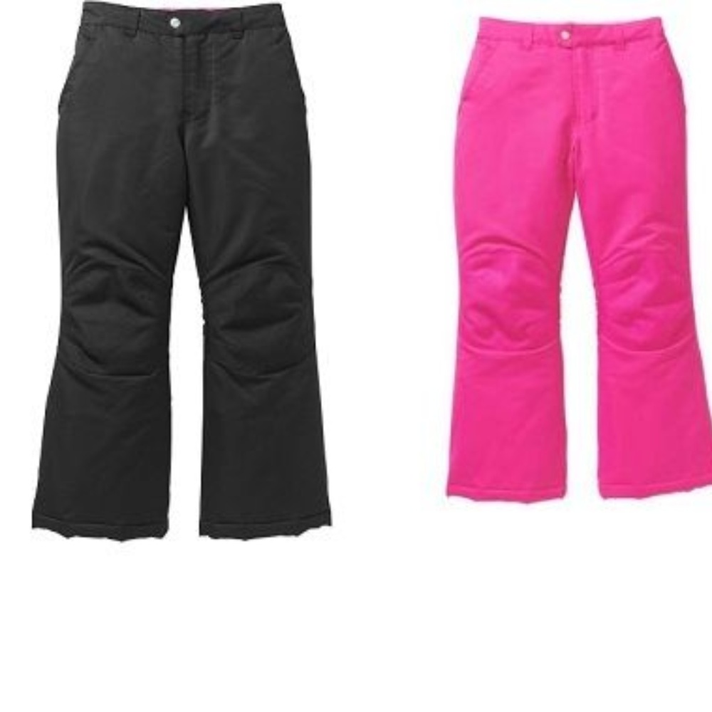 Girls black snow pants
